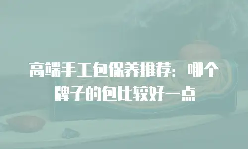 高端手工包保养推荐：哪个牌子的包比较好一点