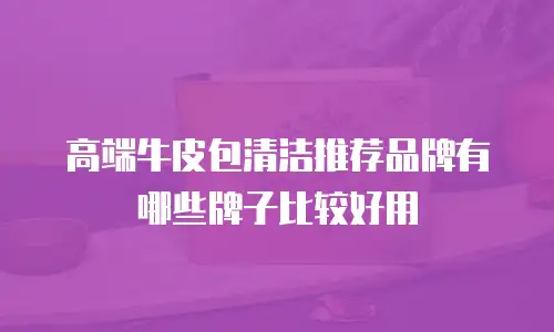 高端牛皮包清洁推荐品牌有哪些牌子比较好用