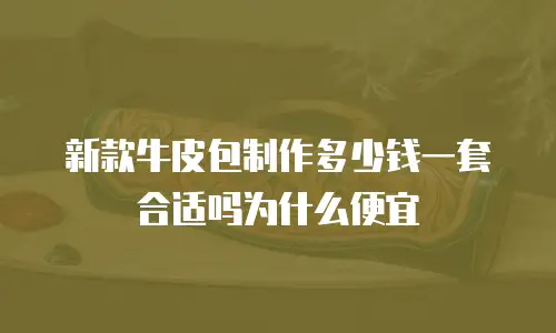 新款牛皮包制作多少钱一套合适吗为什么便宜