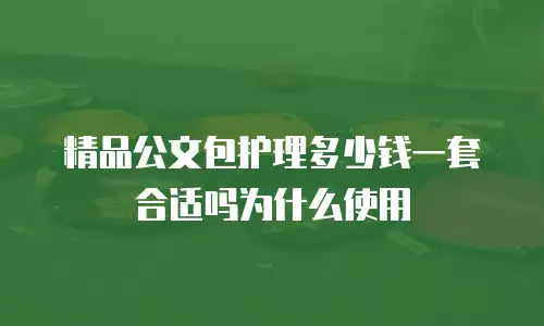 精品公文包护理多少钱一套合适吗为什么使用