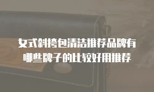 女式斜挎包清洁推荐品牌有哪些牌子的比较好用推荐