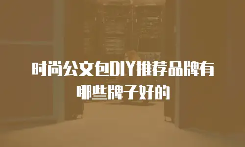 时尚公文包DIY推荐品牌有哪些牌子好的