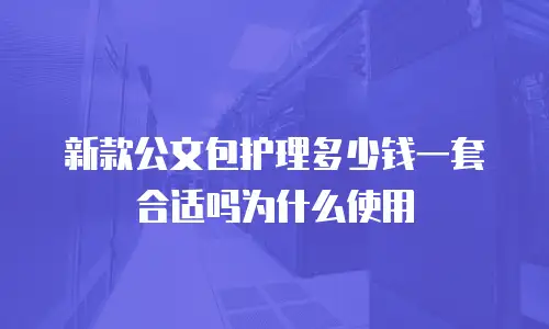 新款公文包护理多少钱一套合适吗为什么使用