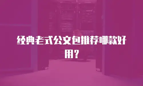 经典老式公文包推荐哪款好用？