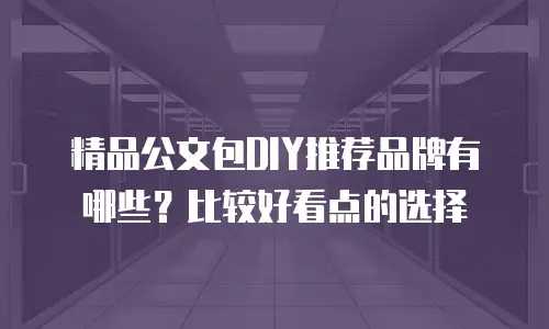 精品公文包DIY推荐品牌有哪些？比较好看点的选择