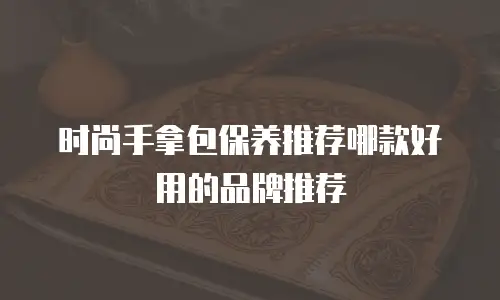时尚手拿包保养推荐哪款好用的品牌推荐