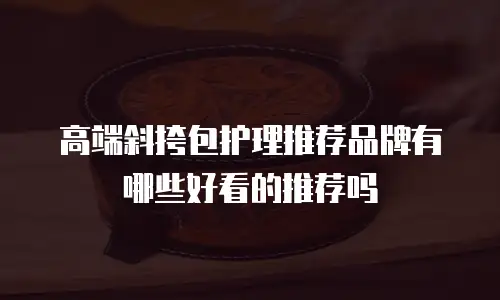 高端斜挎包护理推荐品牌有哪些好看的推荐吗