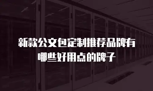 新款公文包定制推荐品牌有哪些好用点的牌子