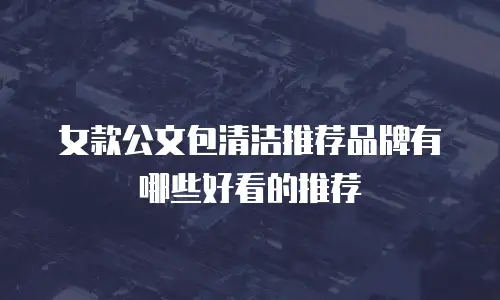 女款公文包清洁推荐品牌有哪些好看的推荐