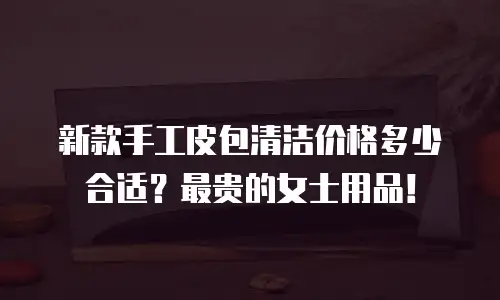 新款手工皮包清洁价格多少合适？最贵的女士用品！