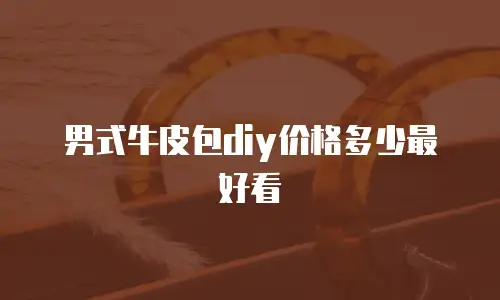 男式牛皮包diy价格多少最好看