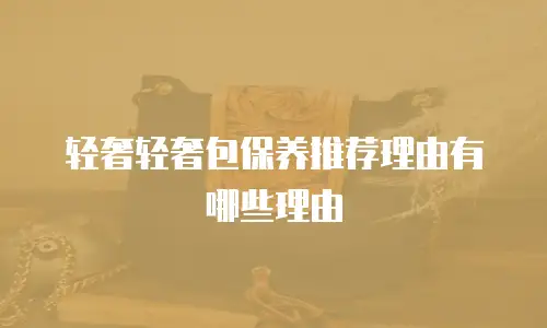 轻奢轻奢包保养推荐理由有哪些理由