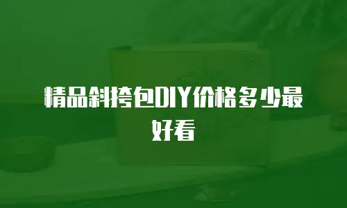 精品斜挎包DIY价格多少最好看