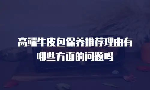 高端牛皮包保养推荐理由有哪些方面的问题吗