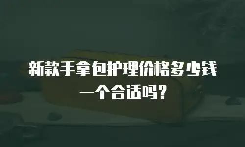 新款手拿包护理价格多少钱一个合适吗？