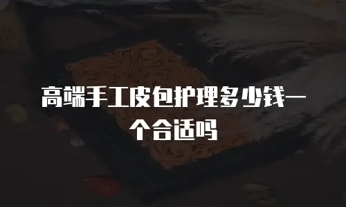 高端手工皮包护理多少钱一个合适吗
