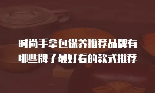 时尚手拿包保养推荐品牌有哪些牌子最好看的款式推荐