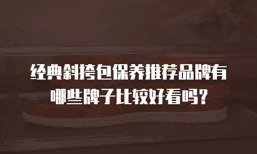 经典斜挎包保养推荐品牌有哪些牌子比较好看吗？