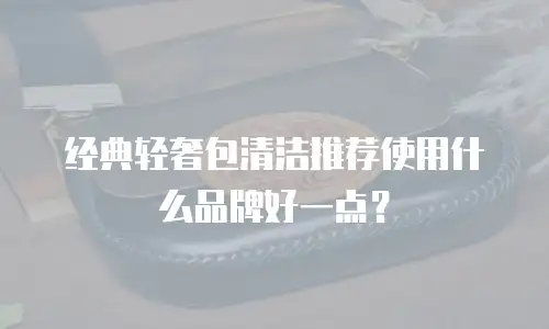 经典轻奢包清洁推荐使用什么品牌好一点？