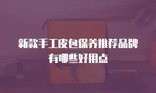 新款手工皮包保养推荐品牌有哪些好用点