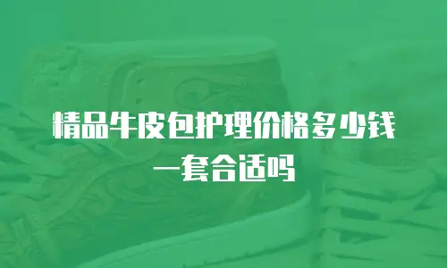精品牛皮包护理价格多少钱一套合适吗