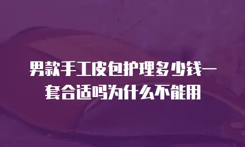 男款手工皮包护理多少钱一套合适吗为什么不能用