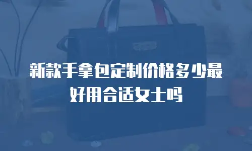 新款手拿包定制价格多少最好用合适女士吗