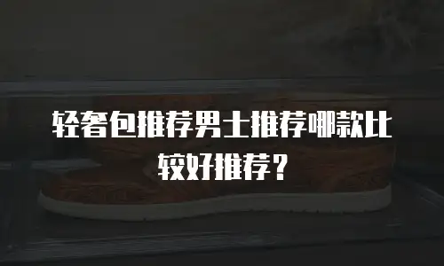 轻奢包推荐男士推荐哪款比较好推荐？