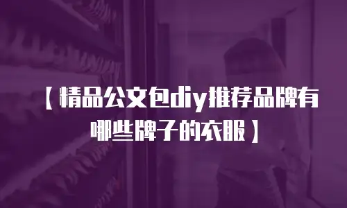 【精品公文包diy推荐品牌有哪些牌子的衣服】