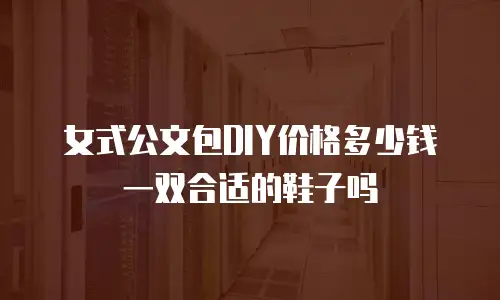 女式公文包DIY价格多少钱一双合适的鞋子吗