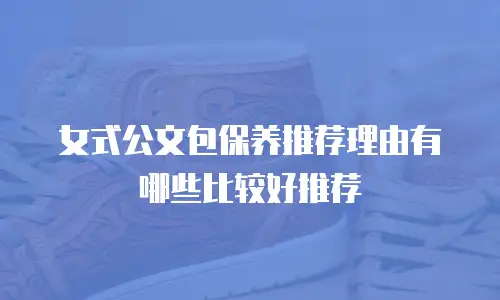 女式公文包保养推荐理由有哪些比较好推荐