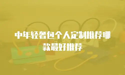 中年轻奢包个人定制推荐哪款最好推荐