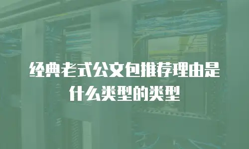 经典老式公文包推荐理由是什么类型的类型