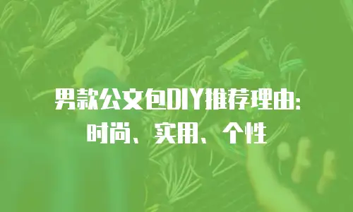 男款公文包DIY推荐理由：时尚、实用、个性