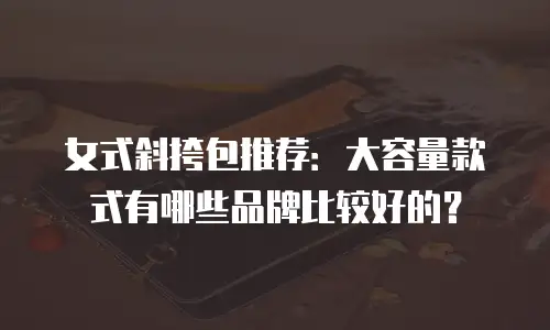 女式斜挎包推荐：大容量款式有哪些品牌比较好的？