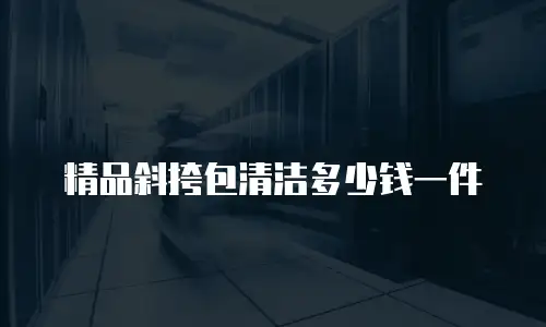 精品斜挎包清洁多少钱一件
