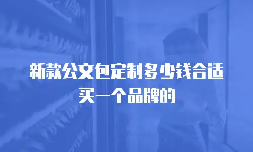 新款公文包定制多少钱合适买一个品牌的
