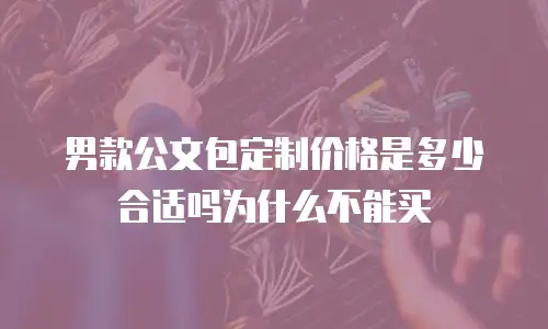 男款公文包定制价格是多少合适吗为什么不能买
