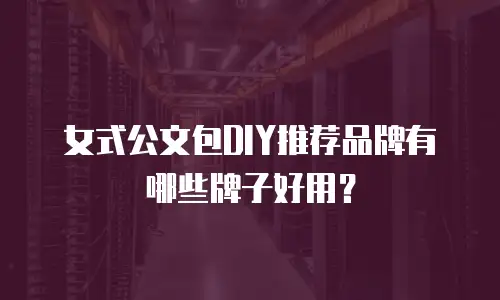 女式公文包DIY推荐品牌有哪些牌子好用？