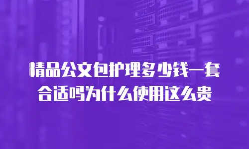 精品公文包护理多少钱一套合适吗为什么使用这么贵