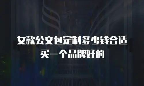 女款公文包定制多少钱合适买一个品牌好的