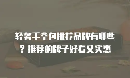 轻奢手拿包推荐品牌有哪些？推荐的牌子好看又实惠