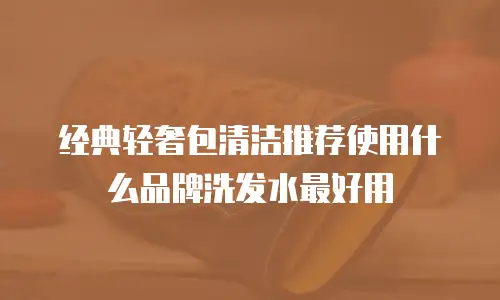 经典轻奢包清洁推荐使用什么品牌洗发水最好用