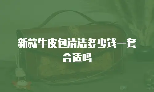 新款牛皮包清洁多少钱一套合适吗