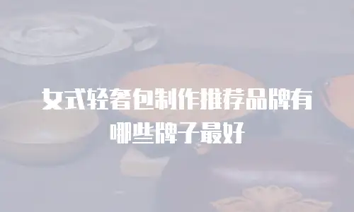 女式轻奢包制作推荐品牌有哪些牌子最好