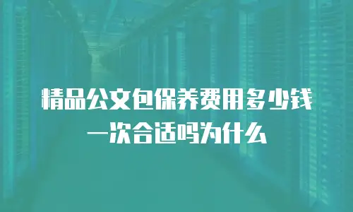 精品公文包保养费用多少钱一次合适吗为什么