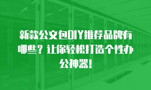 新款公文包DIY推荐品牌有哪些？让你轻松打造个性办公神器！