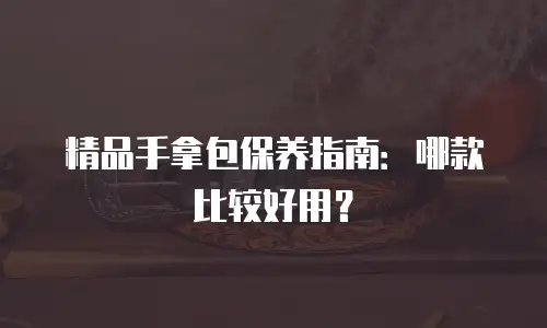 精品手拿包保养指南：哪款比较好用？