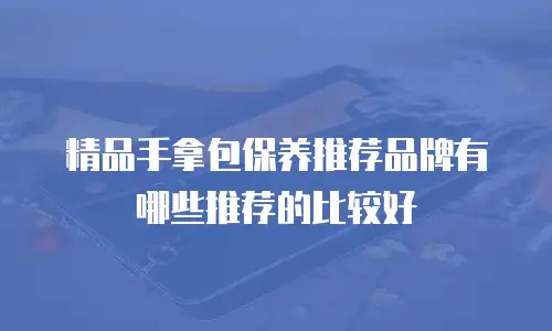 精品手拿包保养推荐品牌有哪些推荐的比较好