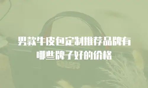 男款牛皮包定制推荐品牌有哪些牌子好的价格